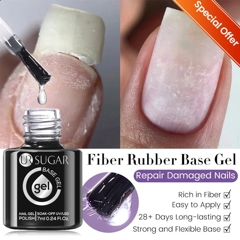 UR SUGAR Nude Rubber Base Gel - UV LED Nail Polish