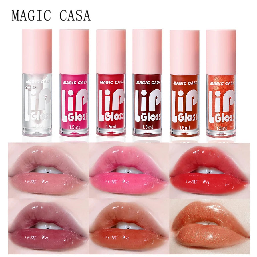 MAGIC CASA Hydrating Lip Oil Set, Long-lasting Moisture