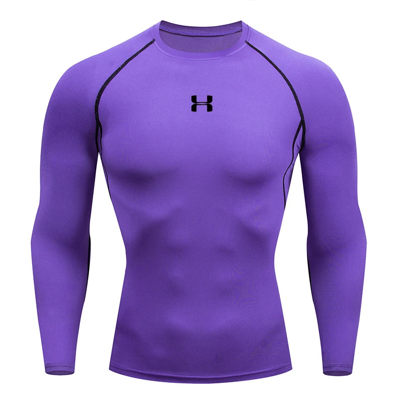 Men's Running Compression Long Sleeve Tee