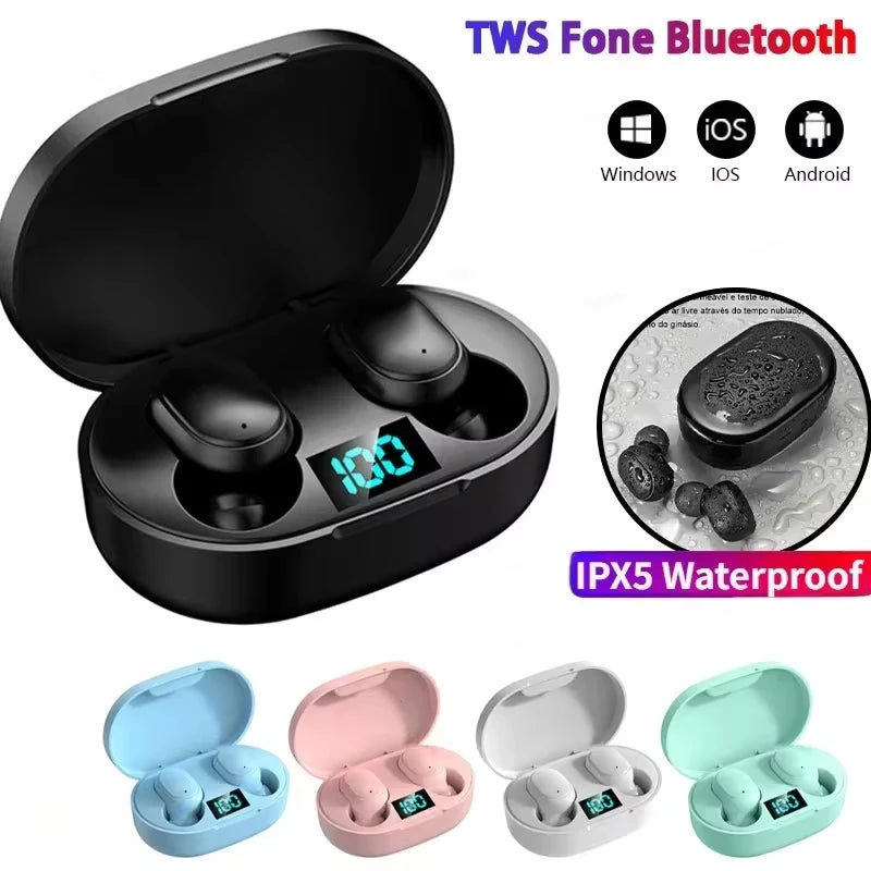E6S TWS Wireless Bluetooth Earphones with Noise Cancelling