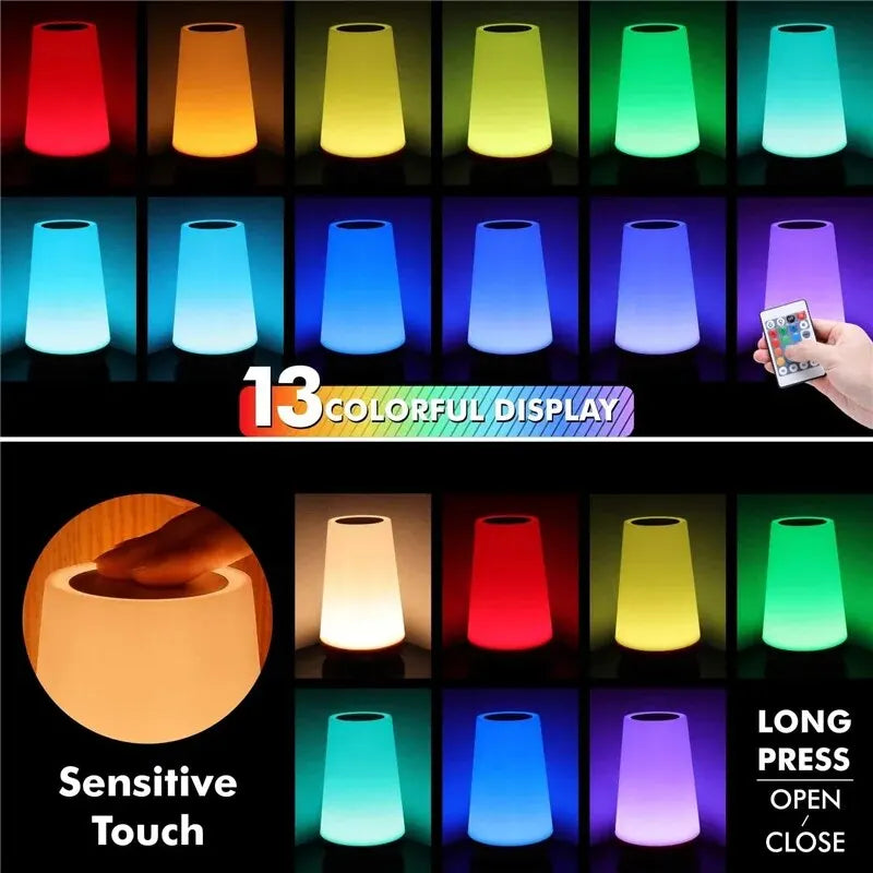 RGB Night Light with Touch & Remote Control