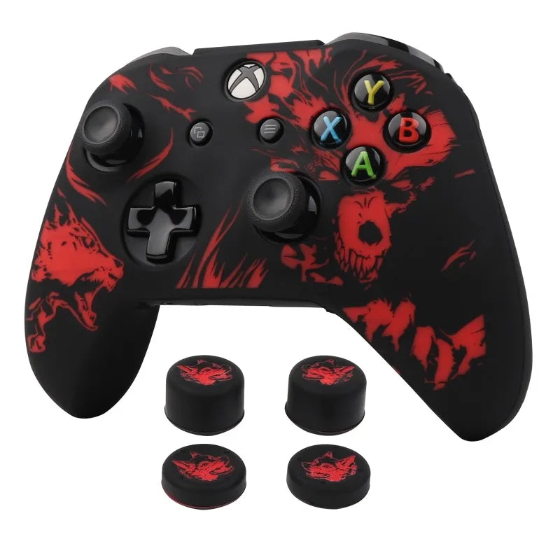 Xbox One S Soft Silicone Cover - Gamepad Joystick Accessories