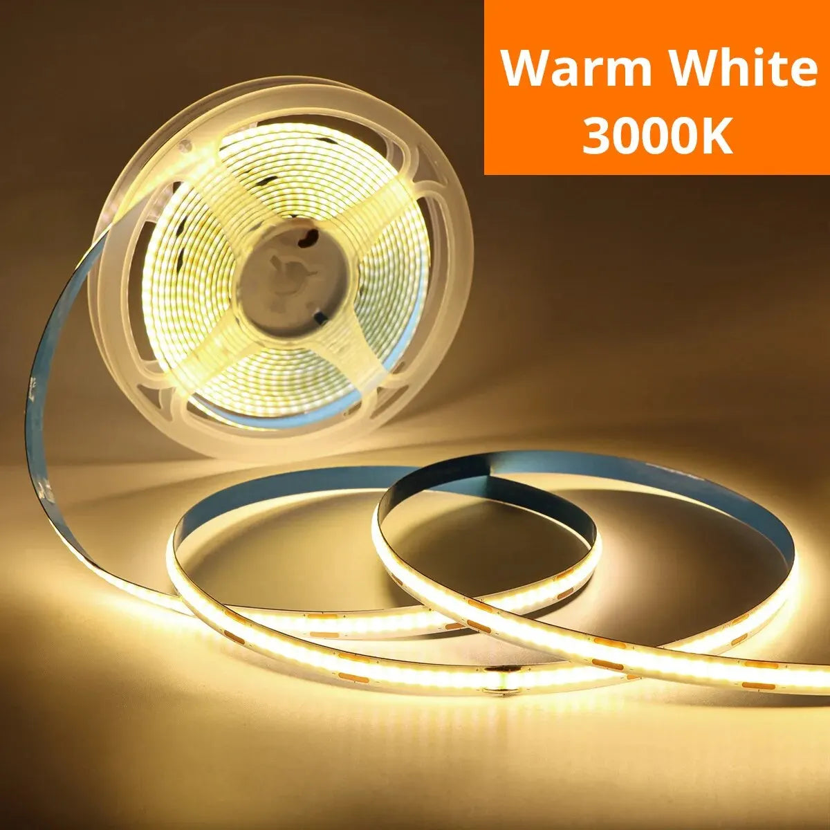 LED COB Light Strip with Touch Dimmer for Indoor Decor