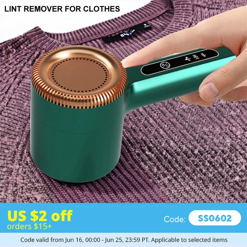 Electric Rechargeable Lint Remover for Clothes and Sweaters