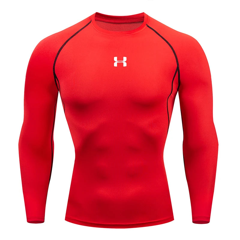 Men's Running Compression Long Sleeve Tee