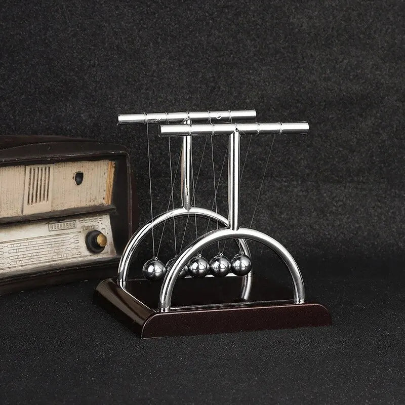 Newton's Cradle Balance Toy for Stress Relief and Decor
