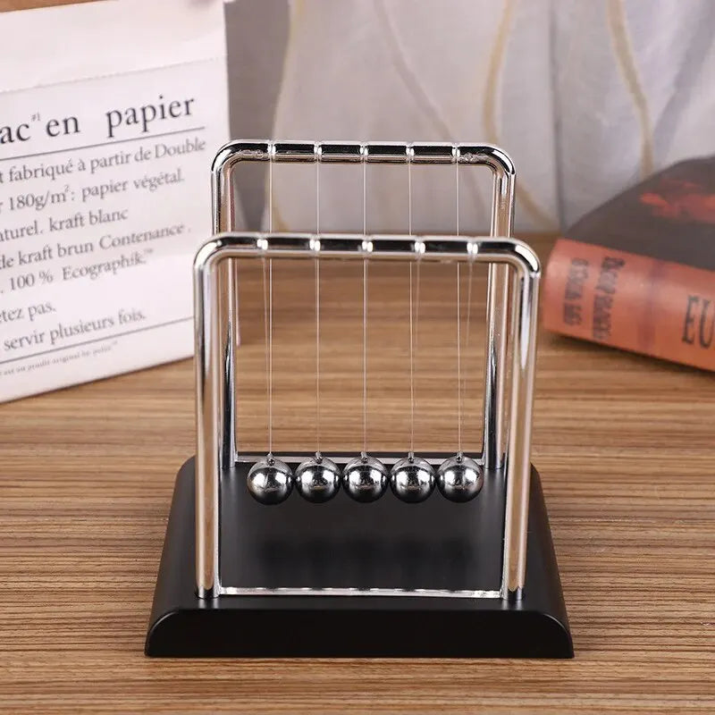 Newton's Cradle Balance Toy for Stress Relief and Decor