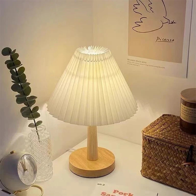 DIY Nordic Table Lamp with LED Light for Home Decor