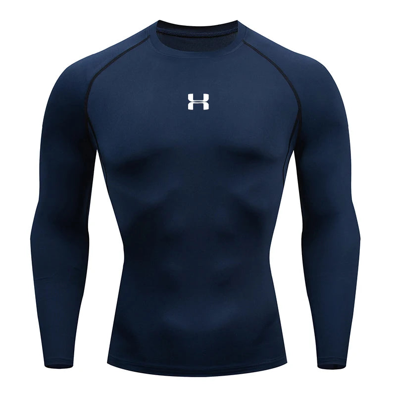 Men's Running Compression Long Sleeve Tee