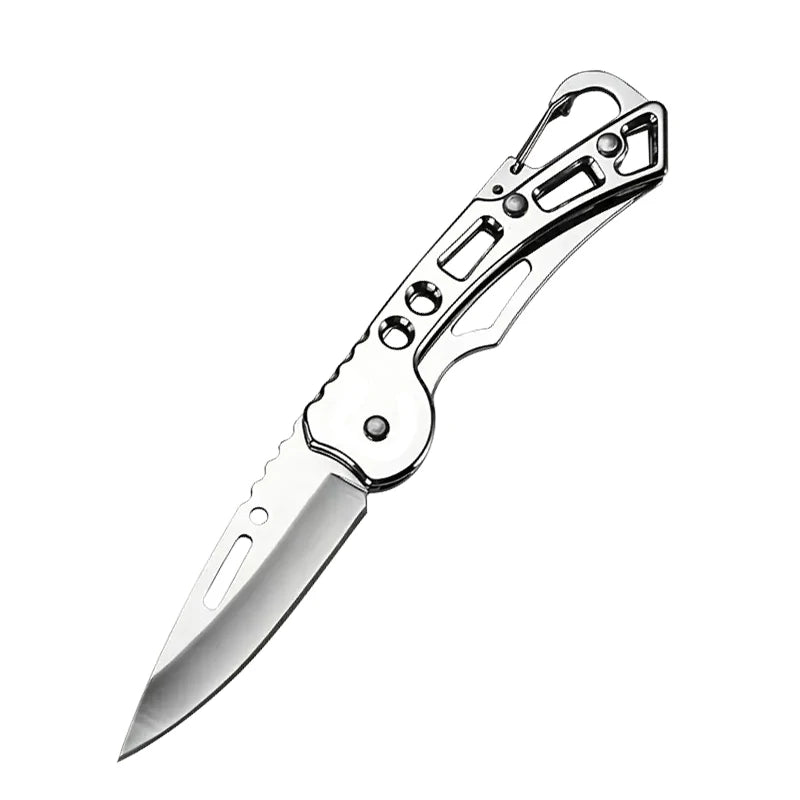 Stainless Steel Folding Knife with Non-slip Handle