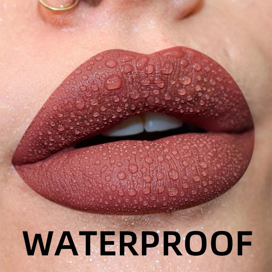 19 Colors Waterproof Matte Lip Gloss | Hydrating Lipstick
