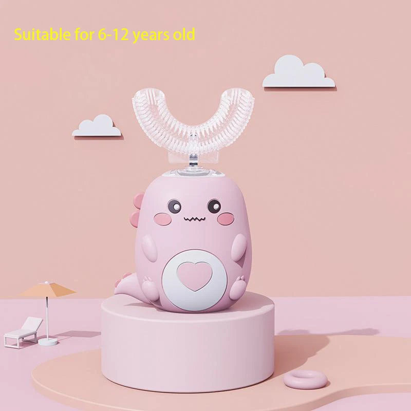 Smart Cartoon Kids U-shaped Electric Toothbrush