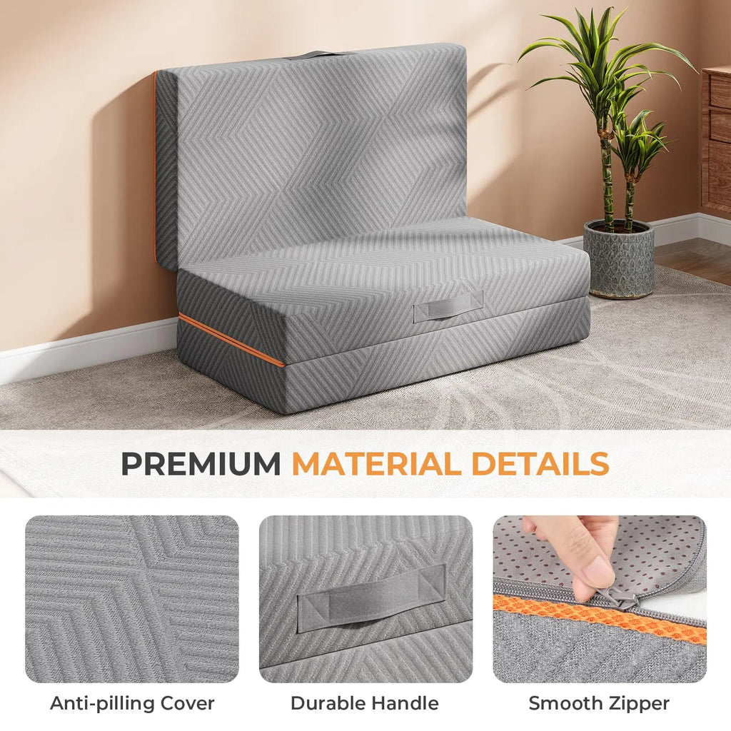 Vesgantti Folding Memory Foam Mattress - Ideal for Travel