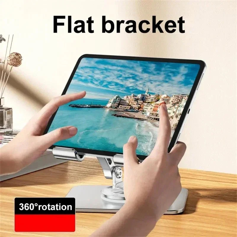 360 Rotating Foldable Phone Holder for Tablets and Phones
