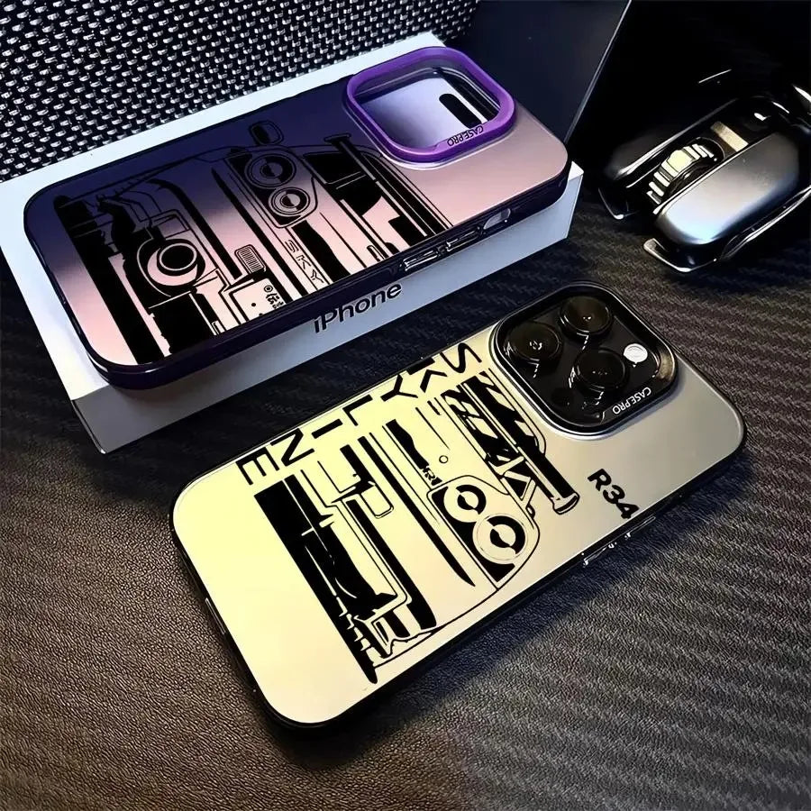 Car Design Phone Case for iPhone 16 15 14 13 Pro MAX