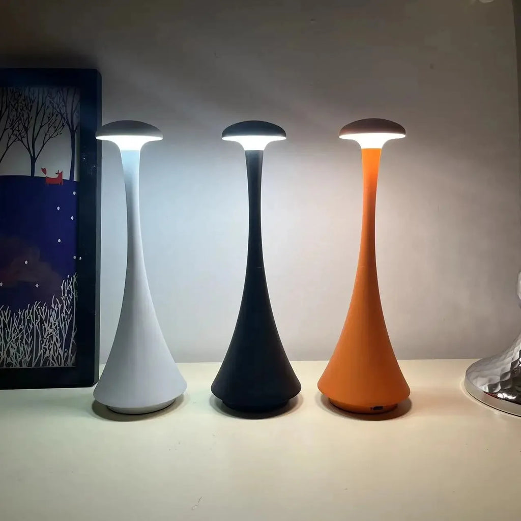 Rechargeable Mushroom Table Lamp with Touch Control