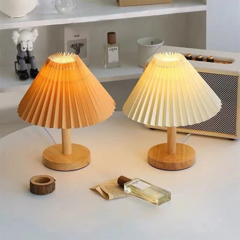 DIY Nordic Table Lamp with LED Light for Home Decor