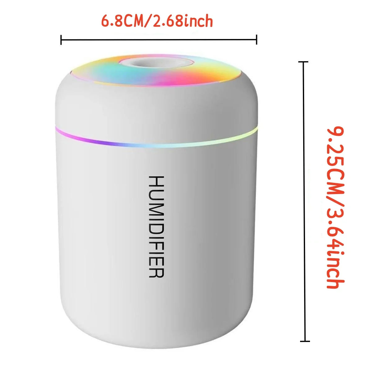 180ML Mini USB Air Humidifier Aroma Diffuser for Home & Car