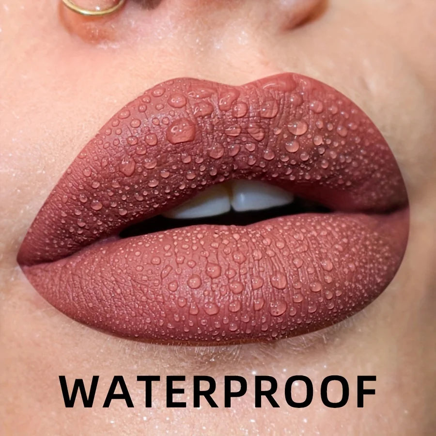 19 Colors Waterproof Matte Lip Gloss | Hydrating Lipstick