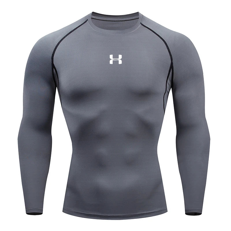 Men's Running Compression Long Sleeve Tee