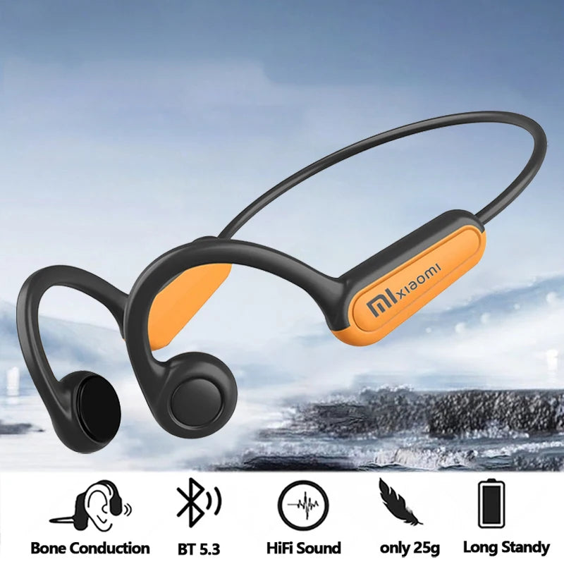 2025 Bone Conduction Bluetooth Earphones Waterproof Sport