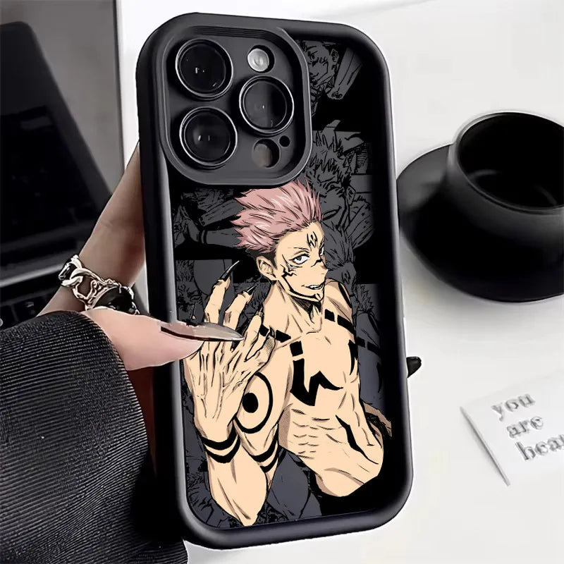 Silicone iPhone 17 Pro Max Anime Case - Jujutsu Kaisen