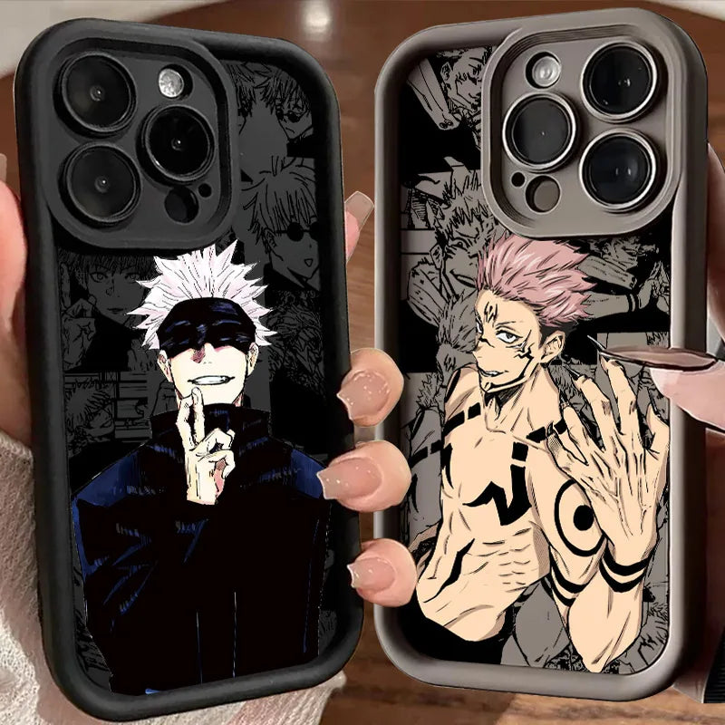 Silicone iPhone 17 Pro Max Anime Case - Jujutsu Kaisen