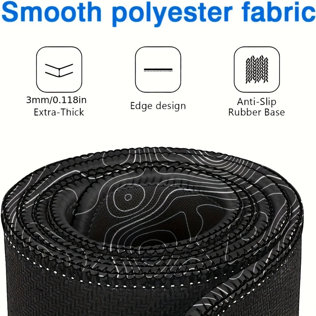 Large Gaming Mouse Pad with Stitched Edges & Non-Slip Base