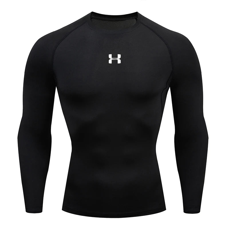 Men's Running Compression Long Sleeve Tee