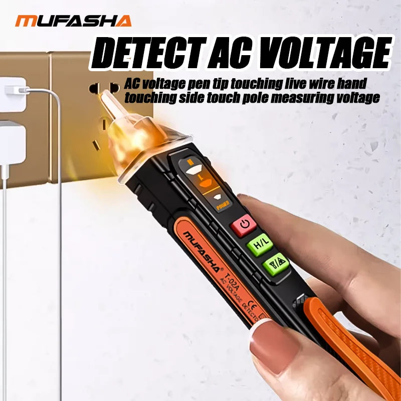 MUFASHA AC Voltage Tester Pen 12-1000V