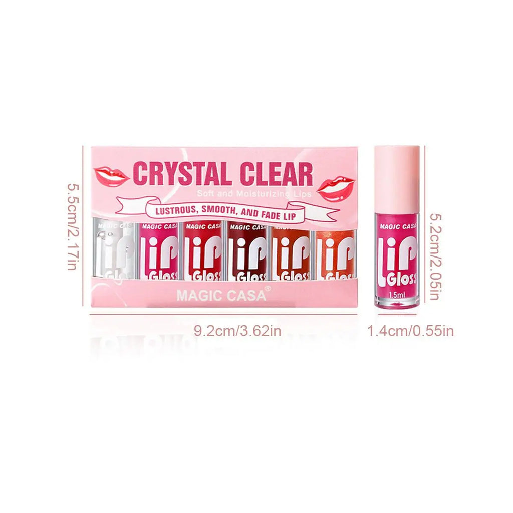 MAGIC CASA Hydrating Lip Oil Set, Long-lasting Moisture