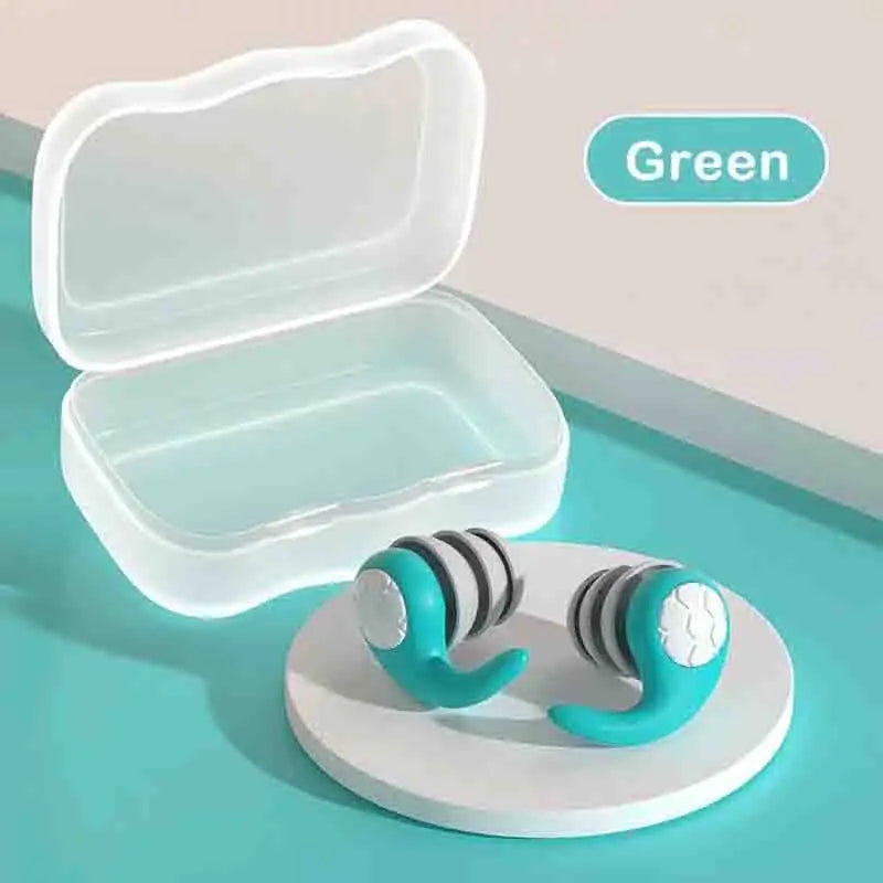 Silicone Noise Cancelling Earplugs for Sleeping & Swimming