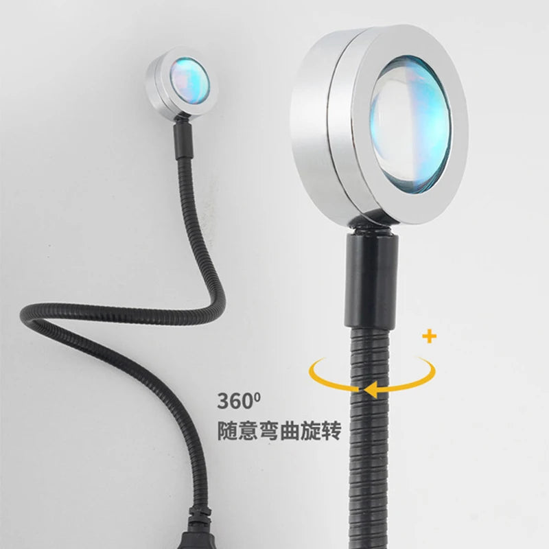 USB Sunset Lamp for Photography & Coffee Decor