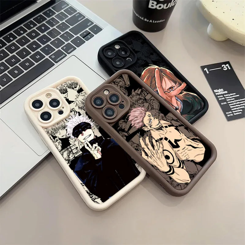 Silicone iPhone 17 Pro Max Anime Case - Jujutsu Kaisen