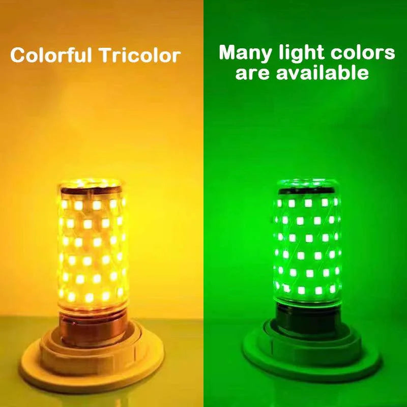Colorful LED Corn Bulb E27 12W - Decorative Lighting