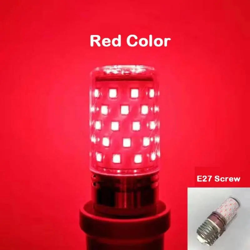Colorful LED Corn Bulb E27 12W - Decorative Lighting