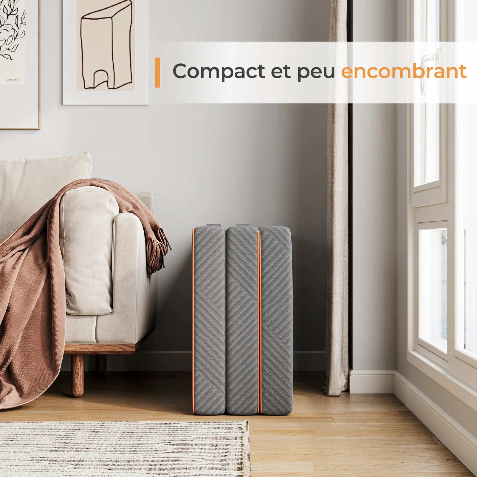 Vesgantti Folding Memory Foam Mattress - Ideal for Travel