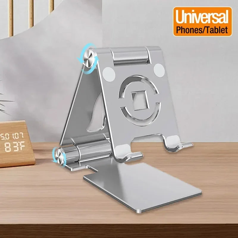 360 Rotating Foldable Phone Holder for Tablets and Phones