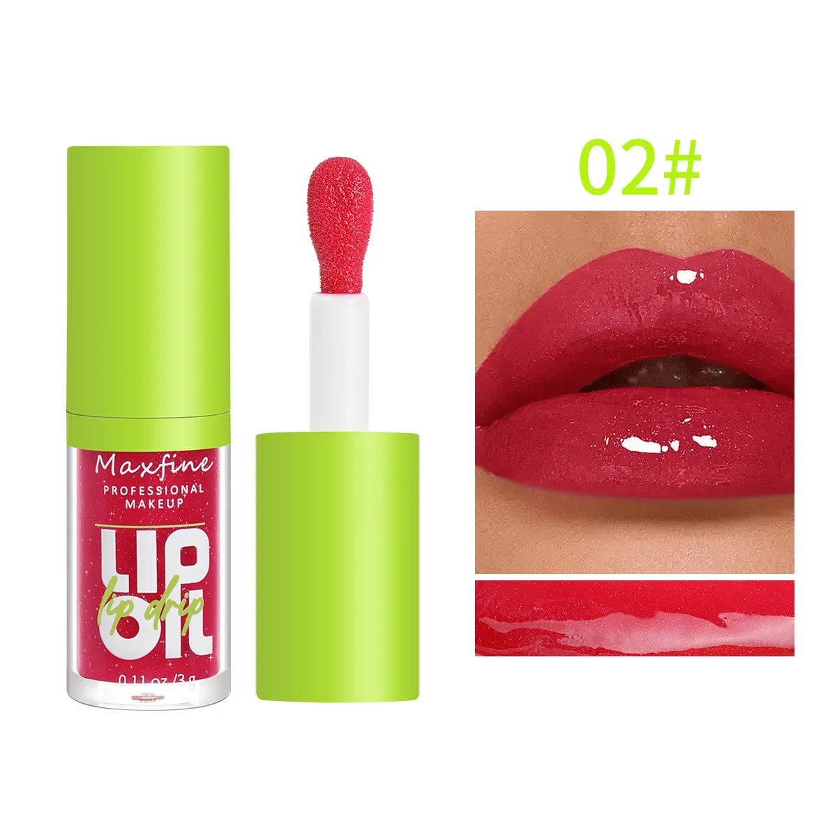 Waterproof Long-lasting Lip Gloss in Eco-friendly Package