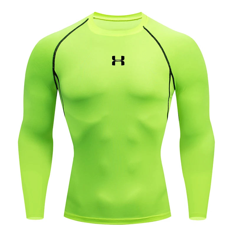 Men's Running Compression Long Sleeve Tee