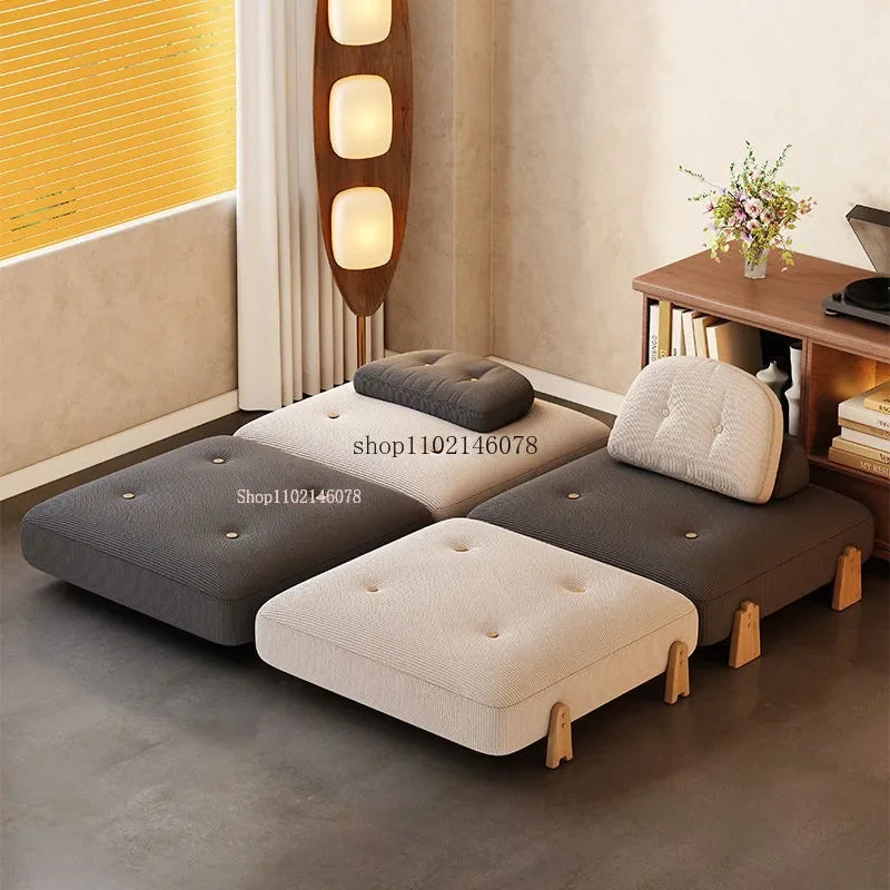Modular Fabric Sofa Bed for Small Apartments