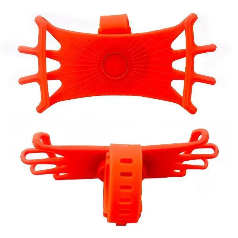 360° Rotatable Bike Phone Holder - Universal Silicone Stand