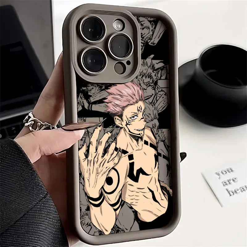 Silicone iPhone 17 Pro Max Anime Case - Jujutsu Kaisen