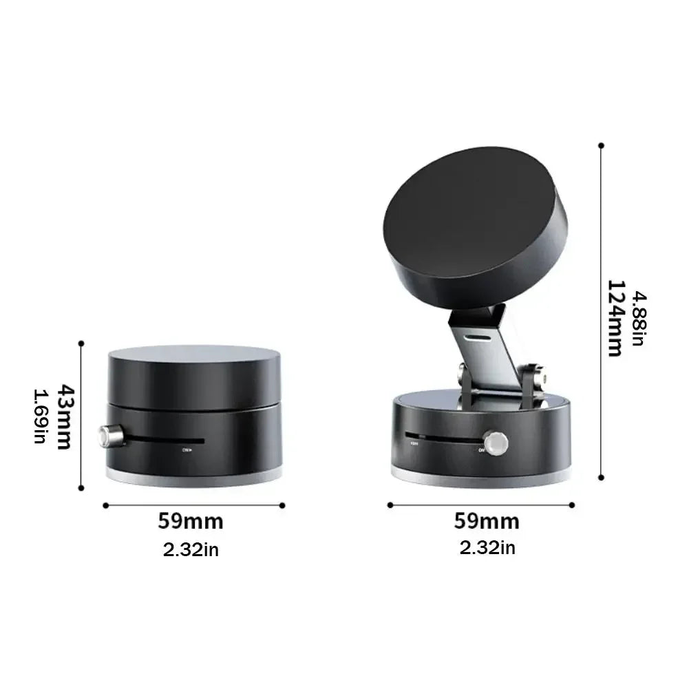 Universal Magnetic Phone Holder with Suction & Stability
