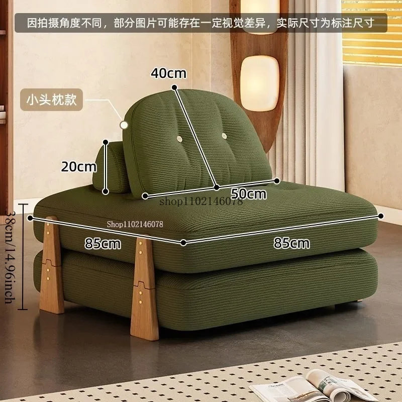 Modular Fabric Sofa Bed for Small Apartments