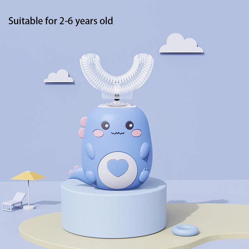 Smart Cartoon Kids U-shaped Electric Toothbrush