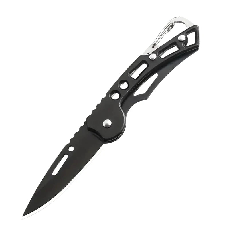 Stainless Steel Folding Knife with Non-slip Handle