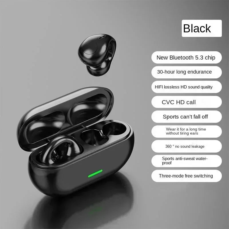 T75 Bone Conduction Bluetooth Headphones with Waterproof HiFi Sound