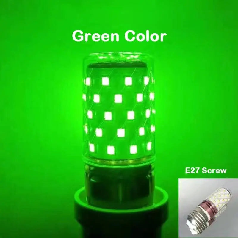 Colorful LED Corn Bulb E27 12W - Decorative Lighting