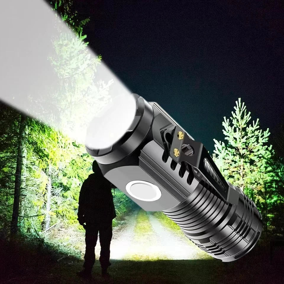 Rechargeable LED Flashlight for Outdoor & Long Range